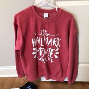 Never worn hallmark sweatshirt